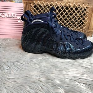 Nike Air Foamposite One Obsidian Glitter Sz 12